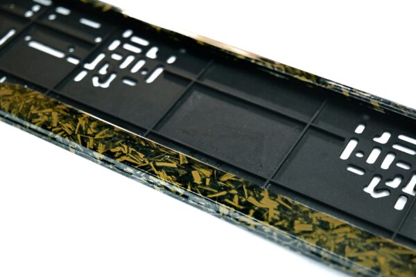 Golden Forged Carbon Plate Frame Car ( Front Side Open ) - Image 2